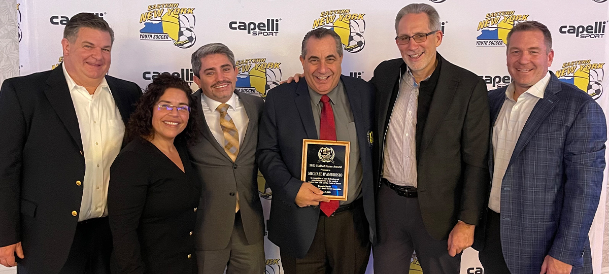 LIJSL Vice President Michael D’Ambrosio Inducted Into Eastern New York Hall Of Fame